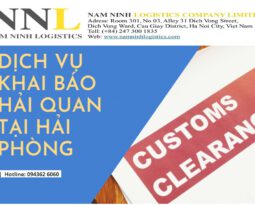 DỊCH VỤ THÔNG QUAN TẠI CÁC CẢNG HẢI PHÒNG 24/7