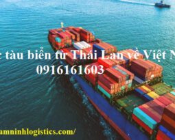 Giá cước nhập khẩu đường biển từ Thái Lan về Việt Nam