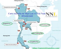 Chuyên cước tàu biển từ Thái Lan về Việt Nam giá tốt
