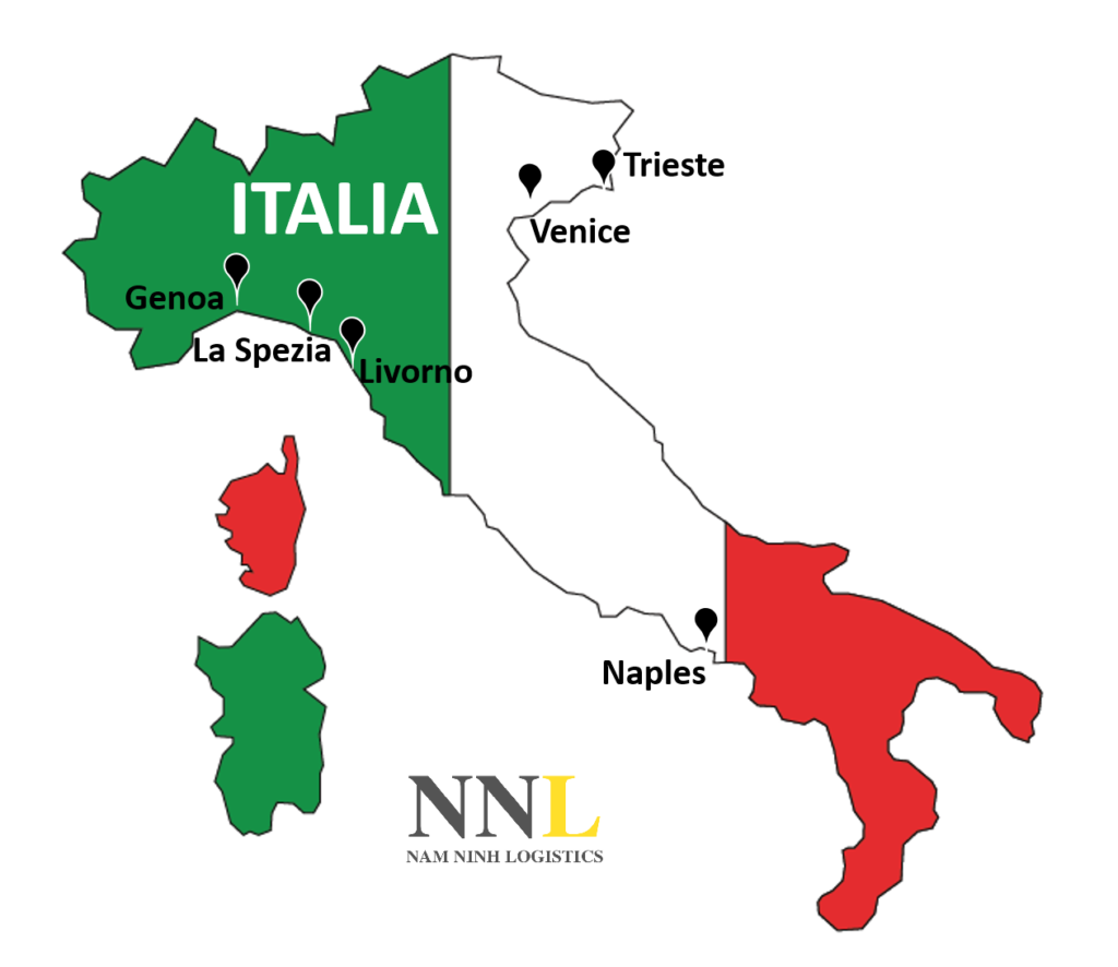 Dịch vụ gửi hàng từ Ý (Italia) về Việt Nam