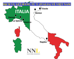 Dịch vụ gửi hàng từ Ý (Italia) về Việt Nam giá rẻ