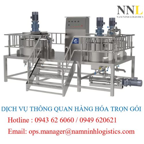 Thủ tục nhập khẩu máy khuấy nước giặt công nghiệp