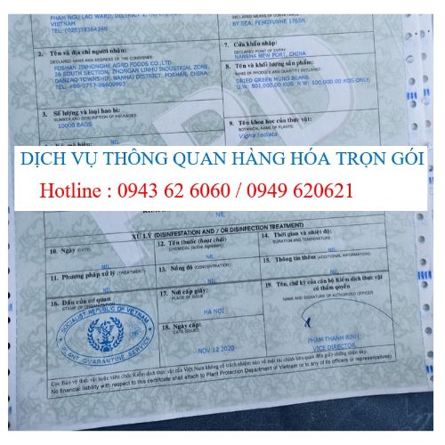DỊCH VỤ KIỂM DỊCH ĐỘNG VẬT THỰC VẬT TẠI NỘI BÀI