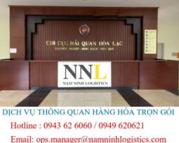 DỊCH VỤ HẢI QUAN TRỌN GÓI NHANH CHÓNG HIỆU QUẢ TẠI HÀ NỘI