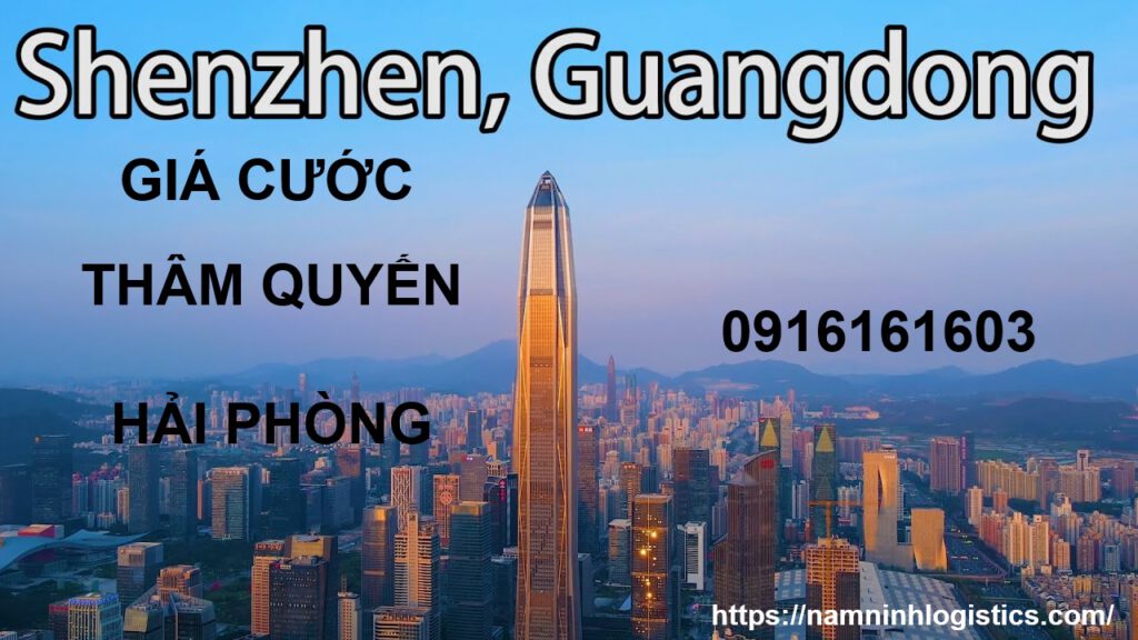 Cước vận chuyển từ Shenzhen về Hải Phòng cho hàng container